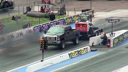 1/8 Mile Trailer Tow - Day 3 of 2015 Diesel Power Challenge!