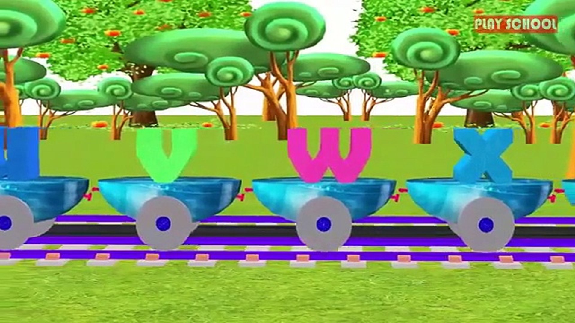 Disney Songs Nursery Rhymes 3D ABCD Alphabet Songs 3D Train ABC Songs2 |  Nursery Rhymes For Children - Dailymotion Video