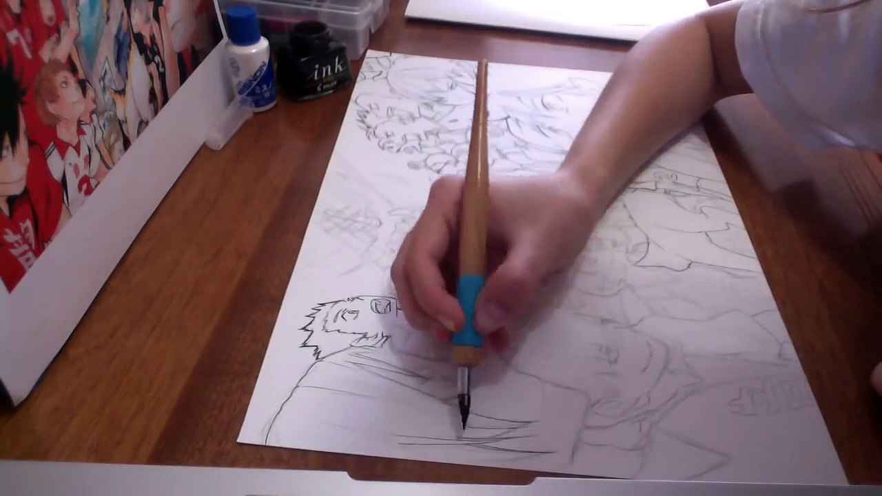 Drawing Haikyuu!