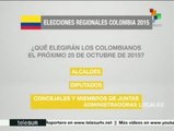 Inforgrafía: elecciones regionales Colombia 2015