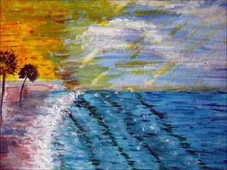 Led Zeppelin Going To California Original Painting by Dee Raper