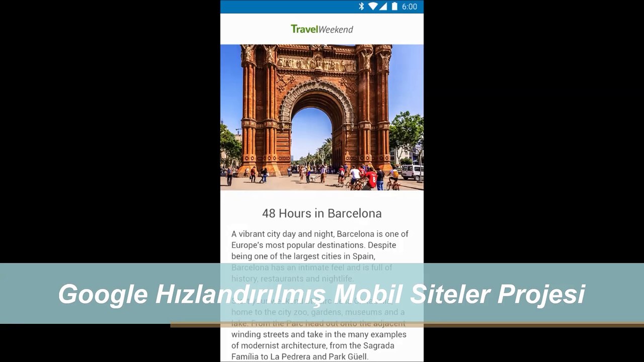 Google Hızlandırılmış Mobil Siteler Projesi