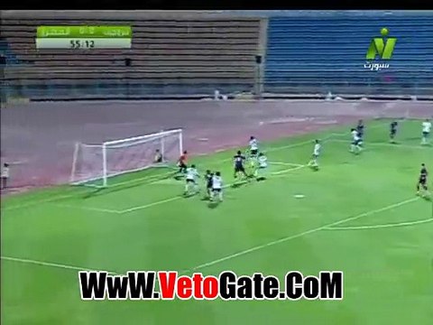 احمد جعفر يتقدم بالهدف الاول بتروجت فى المصرى