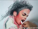 Drawing Michael Jackson Prismacolor Premier modern art drawing time lapse