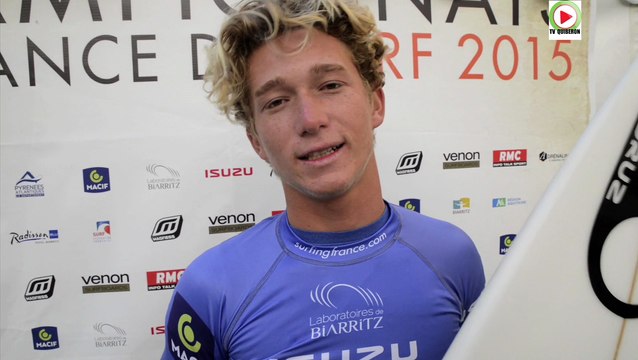 Guadeloupe: Thomas Debierre Champion de France cadet Surf - Bretagne Télé Caraibes