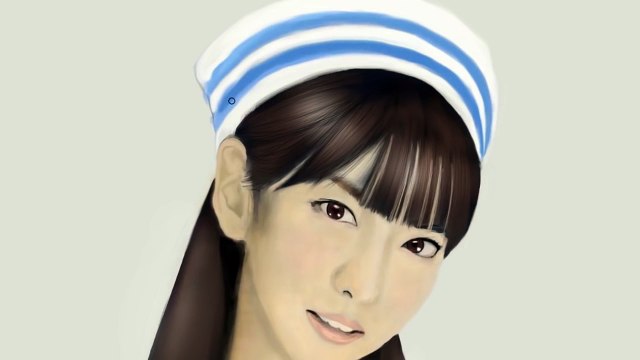 Painting 飯窪春菜さん Haruna Iikubo モーニング娘。15 Morning Musume15 スカッとMy Heartより