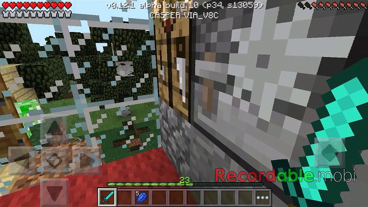 //Minecraft PE 0.12.1 büyü nasıl basılır//