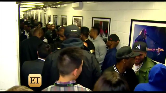 EXCLUSIVE. Backstage With Nick Jonas, Usher After Tidal X Concert