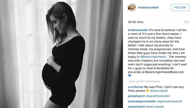 Kristin Cavallari Promotes Book Weeks Away From Her Third Baby