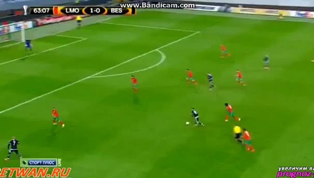 Mario Gomez GOL - Lokomotiv Moskova 1-1 Beşiktaş (22.10.2015)