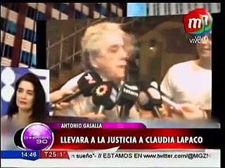 Antonio Gasalla llevará a la justicia a Claudia Lapacó
