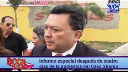 Informe especial después de cuatro días de la audiencia del caso Sharon