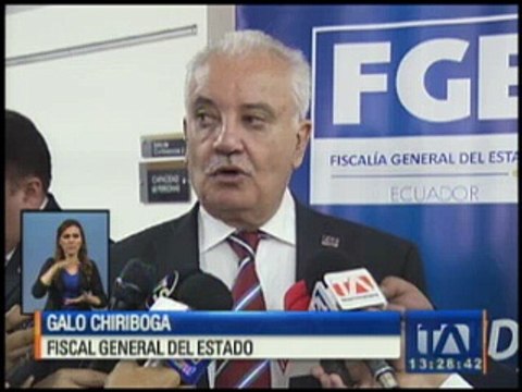 Fiscal Chiriboga se pronunció sobre desproporción de las penas en el Código Penal