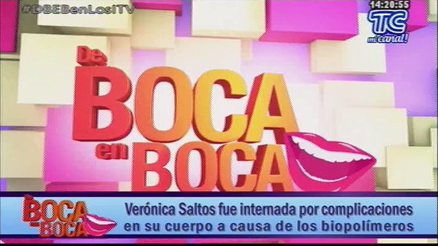 Verónica Saltos fue internada por complicaciones en su cuerpo a causa de los biopolímeros