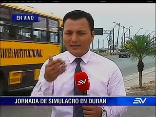 Finaliza simulacro de emergencia en Puente de la Unidad Nacional