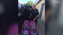 Cops give family new car seats instead of tickets for driving without them