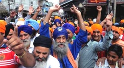 Sikh Community protest at British High Comm London