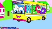 Wheels on the Bus Version #2 | Kids Classic Nursery Rhyme, ABCs, Early Childhood Video, F