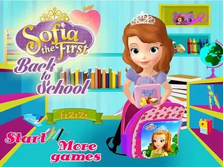 Sofia The First Online Games Sofia Back To School Game | Princess Sofia Kids Game Movies