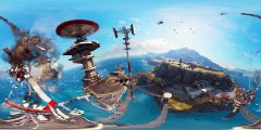 Just Cause 3 Wingsuit Gameplay in 360° - You Control The Video [4K HD]