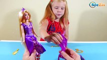 ✔  Рапунцель и Девочка Маша! Обзор новой Куклы для Детей. New Rapunzel Doll - Videos for Children ✔