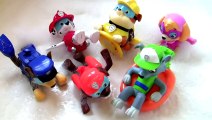 Paw Patrol Pool Party Bath Toys Paddlin Pup Underwater Toys Rescue Marshal, Skye, Chase, Rocky