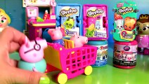 Peppa Pig & George Go Shopping Shopkins Surprise Baskets   Fashems Disney Frozen Mashems Paw Patrol