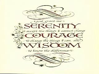 THE SERENITY PRAYER