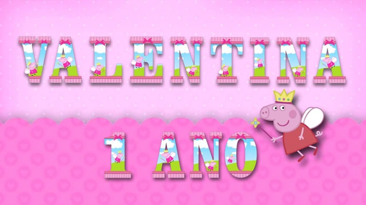 Valentina 1 ano