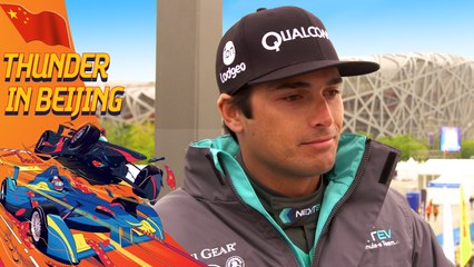 Champion Nelson Piquet Talks Up His Teammate - (Beijing ePrix)