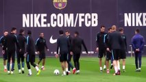 Champions League Final: FC Barcelona training session in Berlin