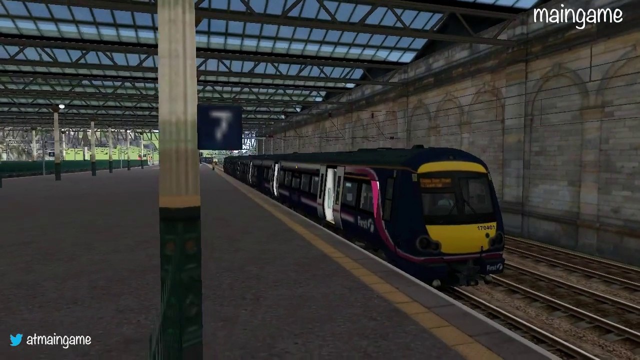 TRAIN SIMULATOR 2015 Class 170 DMU FS WESTBOUND EXPRESS Edinburgh to Glasgow