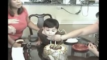 Little Boy Cant Wait To Blow Out Candles