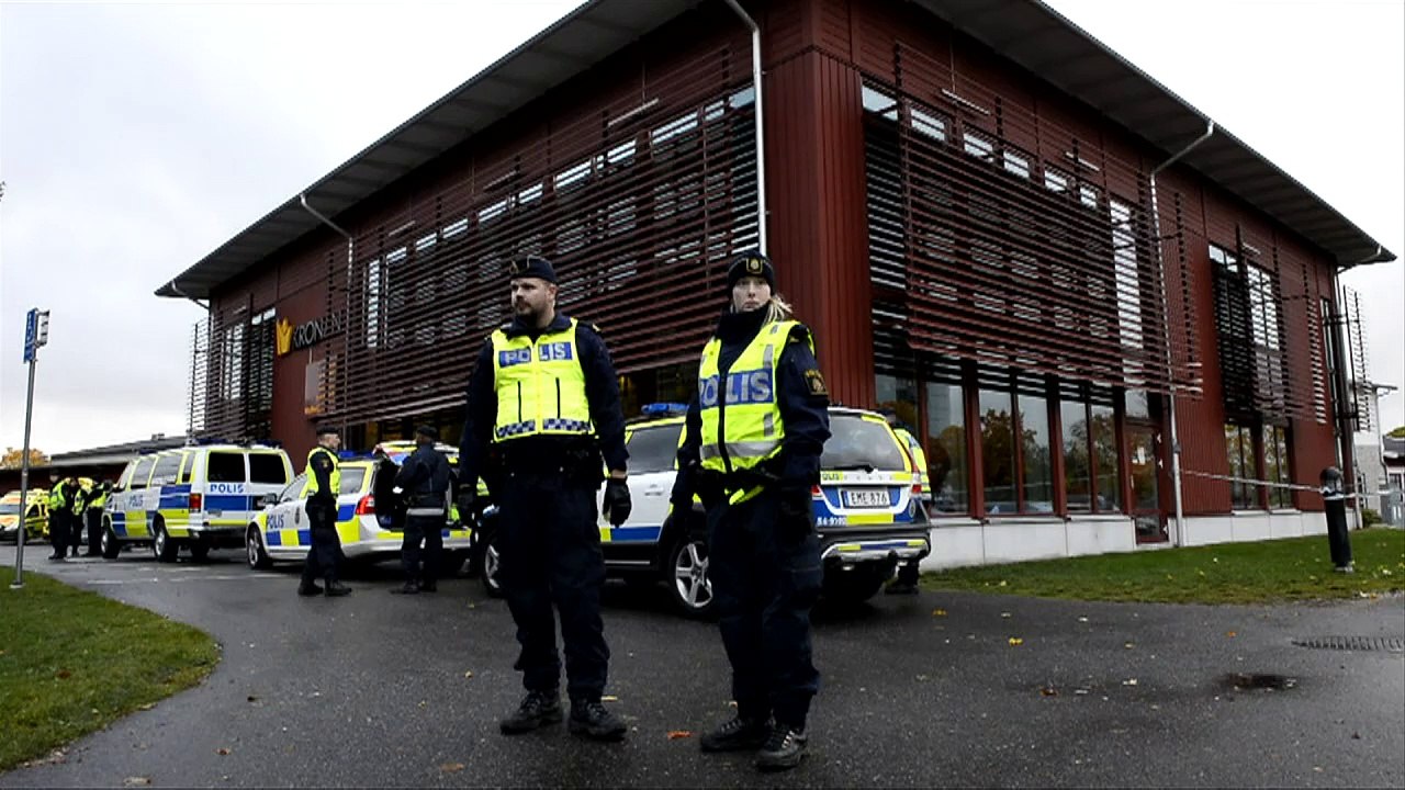 Two killed, two injured in sword attack on Sweden school