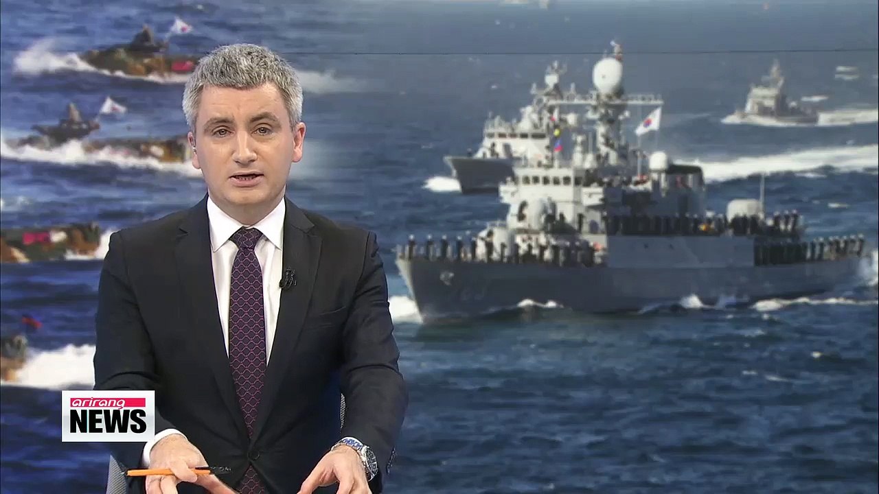 S. Korean Navy holds naval review to mark 70th anniversary