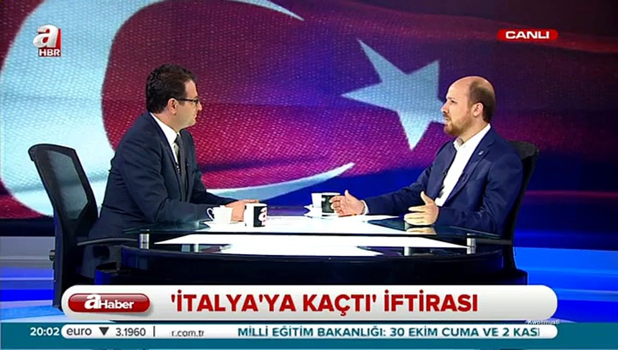 Bilal Erdoğan ; A.Haber Özel Yayını 22.10.2015 Bölüm-1