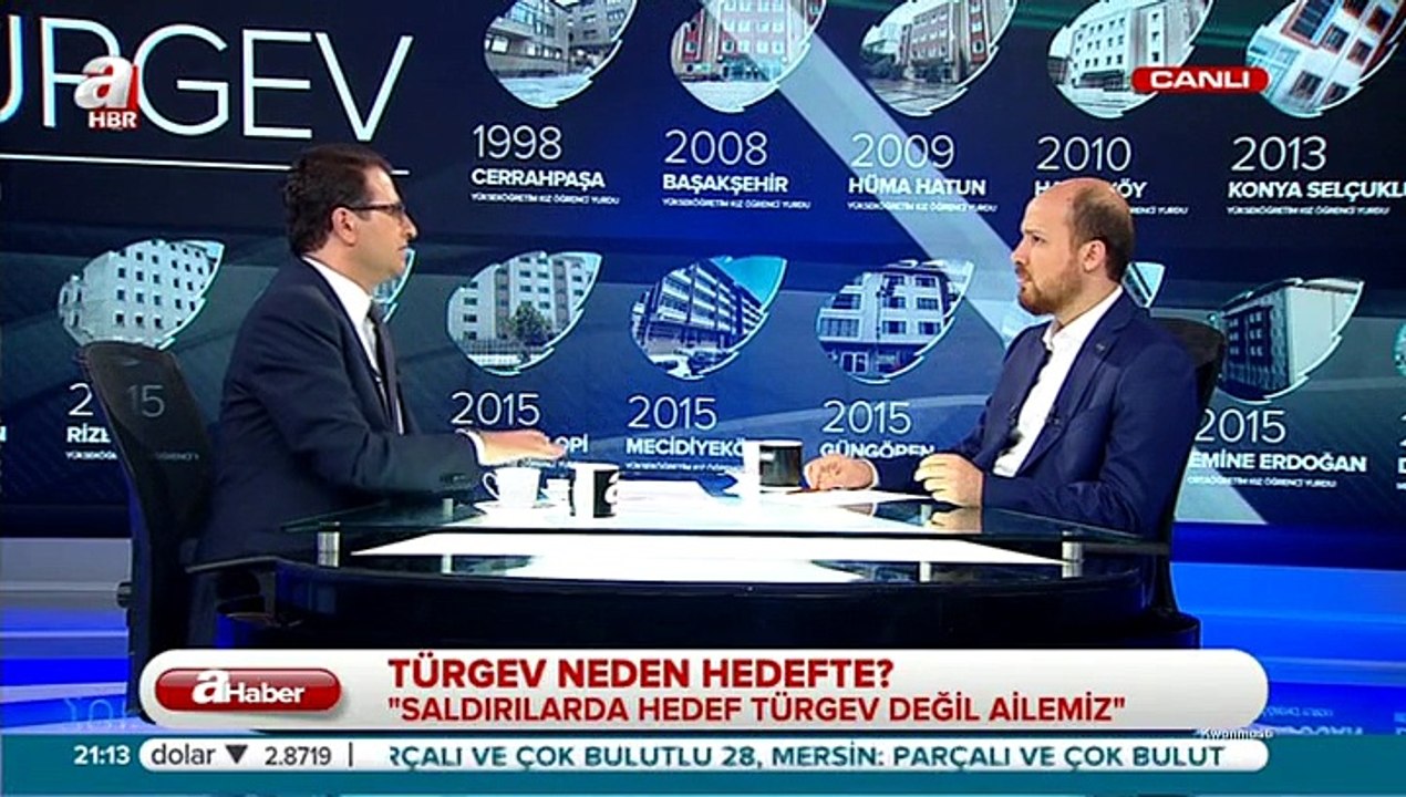 Bilal Erdoğan ; A.Haber Özel Yayını 22.10.2015 Bölüm-2
