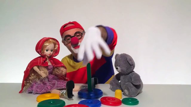 Çocuklar için eğlenceli film - Palyaço Dima - Oyuncak Masha ve Ayı