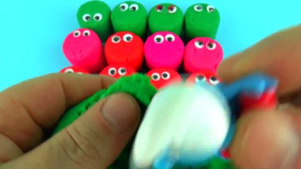 Playdoh Surprise Eggs Masha i Medved Snoopy | PlayDoh Сюрприз яйца Маша М�
