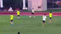 Iker Casillas great two Saves during Spain training session