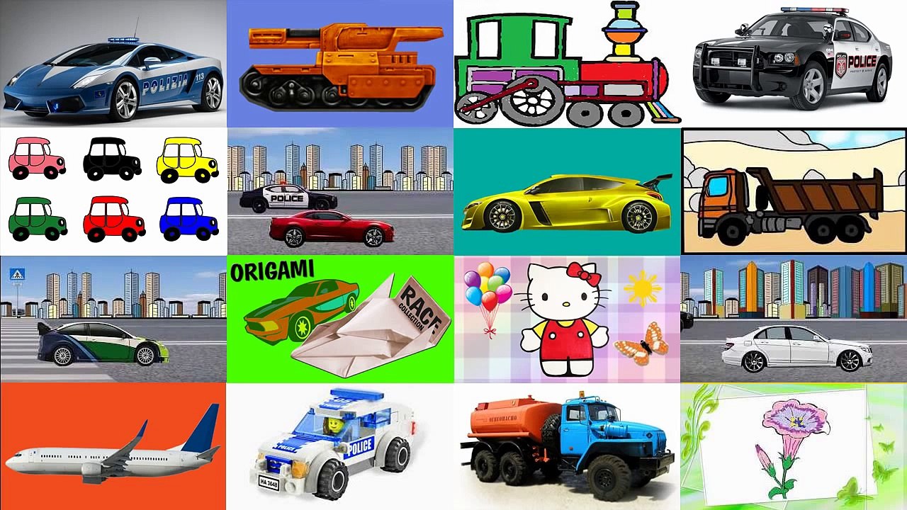 Vehicles for Kids. CROWLER TRACTOR. Lets Make a Puzzle. PUZZLE and CARTOON for Kids.