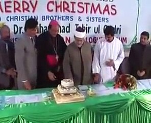 Dr Tahir ul Qadri Celebrating Christmas on Christmas Day