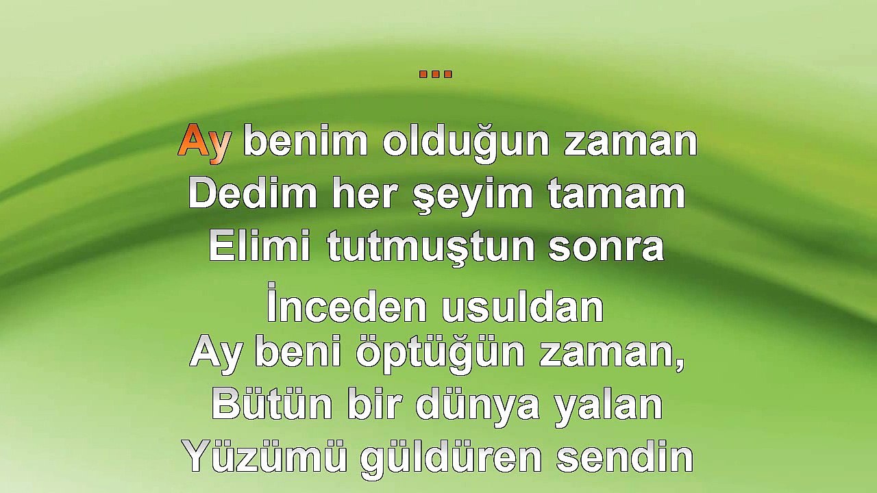 Oğuzhan Koç - Ayy - (Ben Hala Rüyada) - (2013 TÜRKÇE KARAOKE