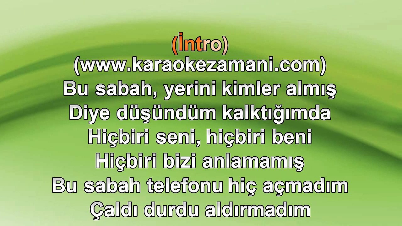 Oğuzhan Koç - Gül Ki Sevgilim - 2014 TÜRKÇE KARAOKE