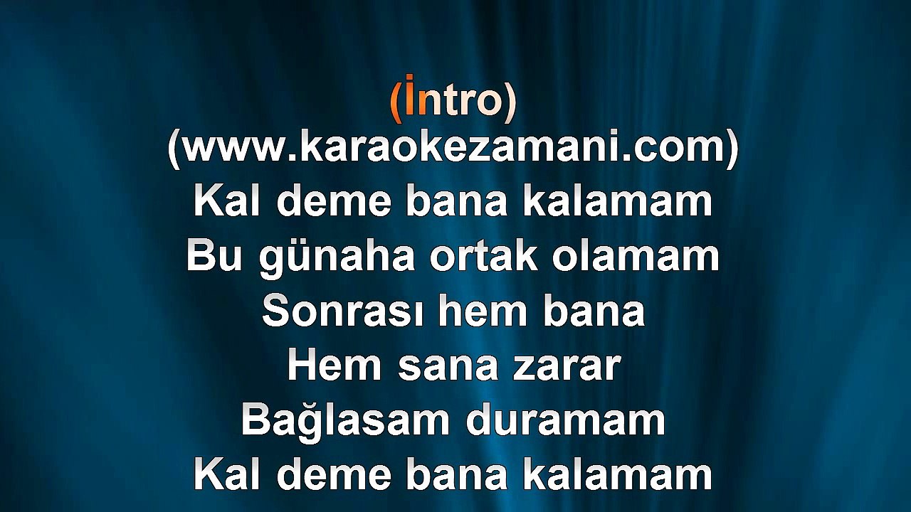 Oktay Gurturk - Yigit Yarali Olur - 2014 TÜRKÇE KARAOKE