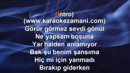 Onur Mete - İstemesende - (2002) TÜRKÇE KARAOKE