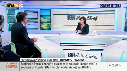 François Fillon invité de Ruth Elkrief