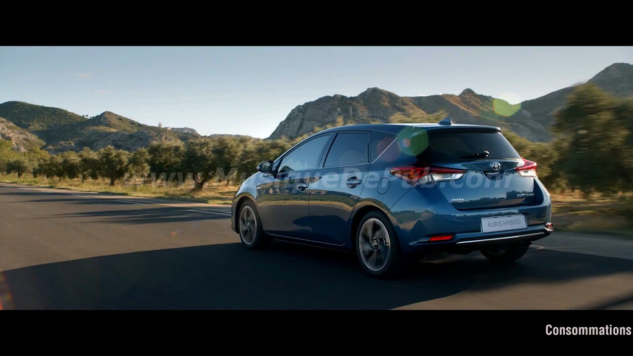 Pub de la Toyota auris 2015 tournée dans les alpilles entre saint remy et les baux de Provence