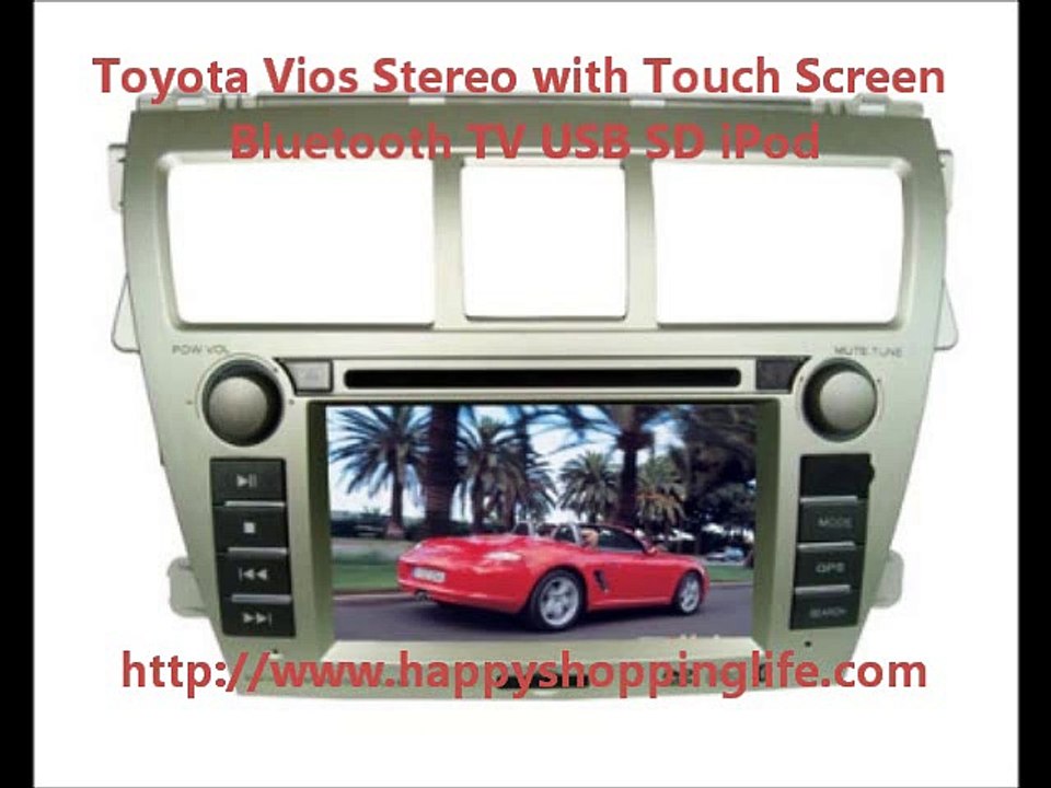 Custom Stereo for Toyota Vios Car GPS Navigation Radio DVD Bluetooth TV