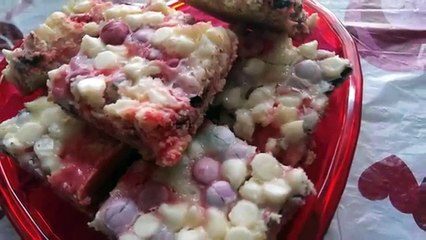 Honey White Chocolate MM Cookie Bars